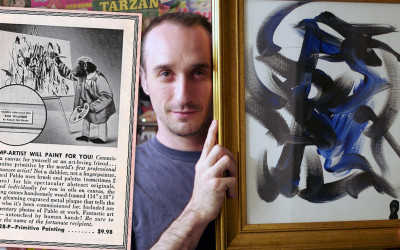 Original Ape-Stract Fine Art Paintings by Cheeta the Chimp – Collection