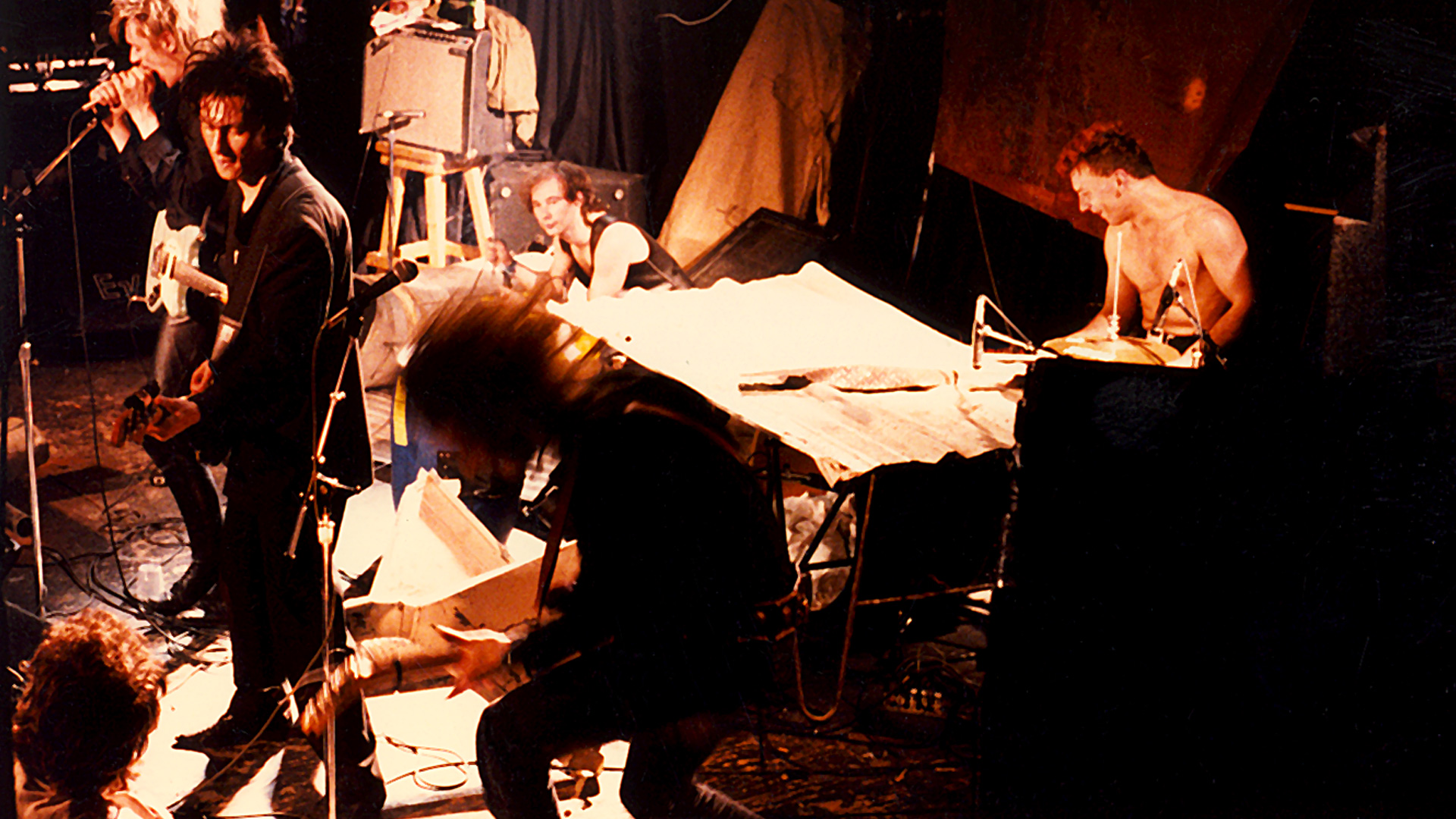Einstürzende Neubauten at Parody Hall in KC, MO on June 2, 1986